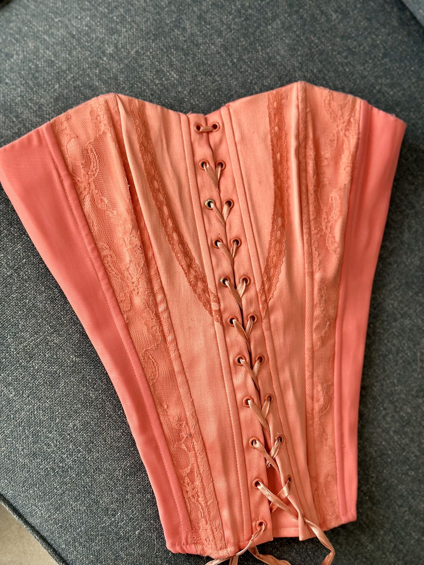 Charlotte Russel Size Small Coral Color Corset 