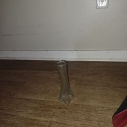 8.2 inch Blown Glass Bud Vases Single Stem Skinny Waist Flower Floral Vase Decorative Bottle for Home Wedding Centerpieces Decor(Clear)
