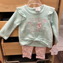 NWT Little Beginnings 3-6 Months Baby Girl outfit 