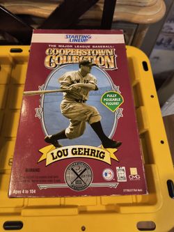 Starting lineup Cooperstown collection lou gehrig