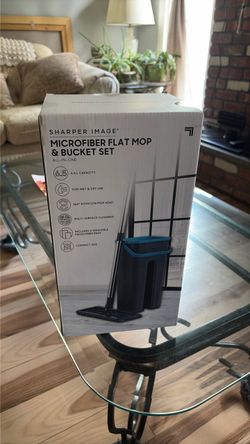 Sharper image flat mop and bucket