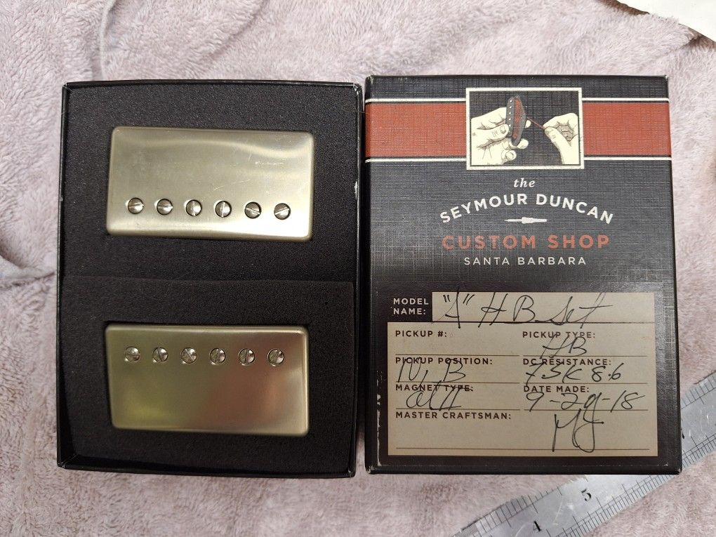 Custom Shop "A" Humbucker Set wound by MJ