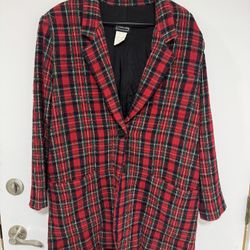 Carole Little for Saint-Tropez West Blazer & Skirt Wool Blend Knit Set Size 14