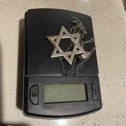 Star of David pendant. 925 silver. 30 grams