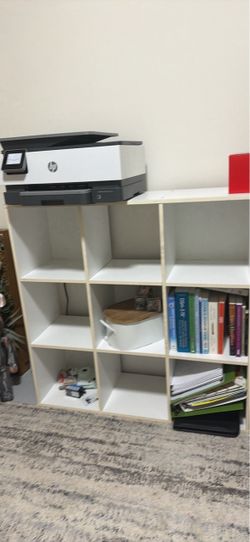 White 9-Cube Storage Organizer