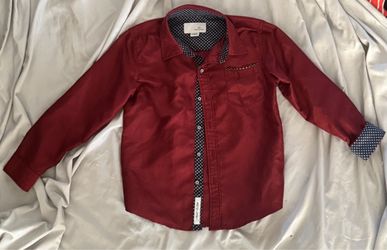 Children’s Craft + Flow Red Button-Down Shirt