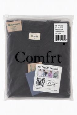 Comfrt Luxe Terry Tee – Espresso Small