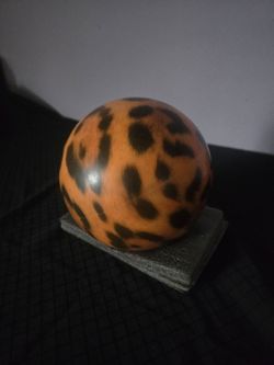 Leopard Print custom Bowling Ball