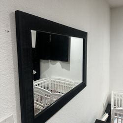Black Wall Mirror 