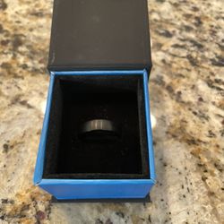 Black Tungsten Ring 
