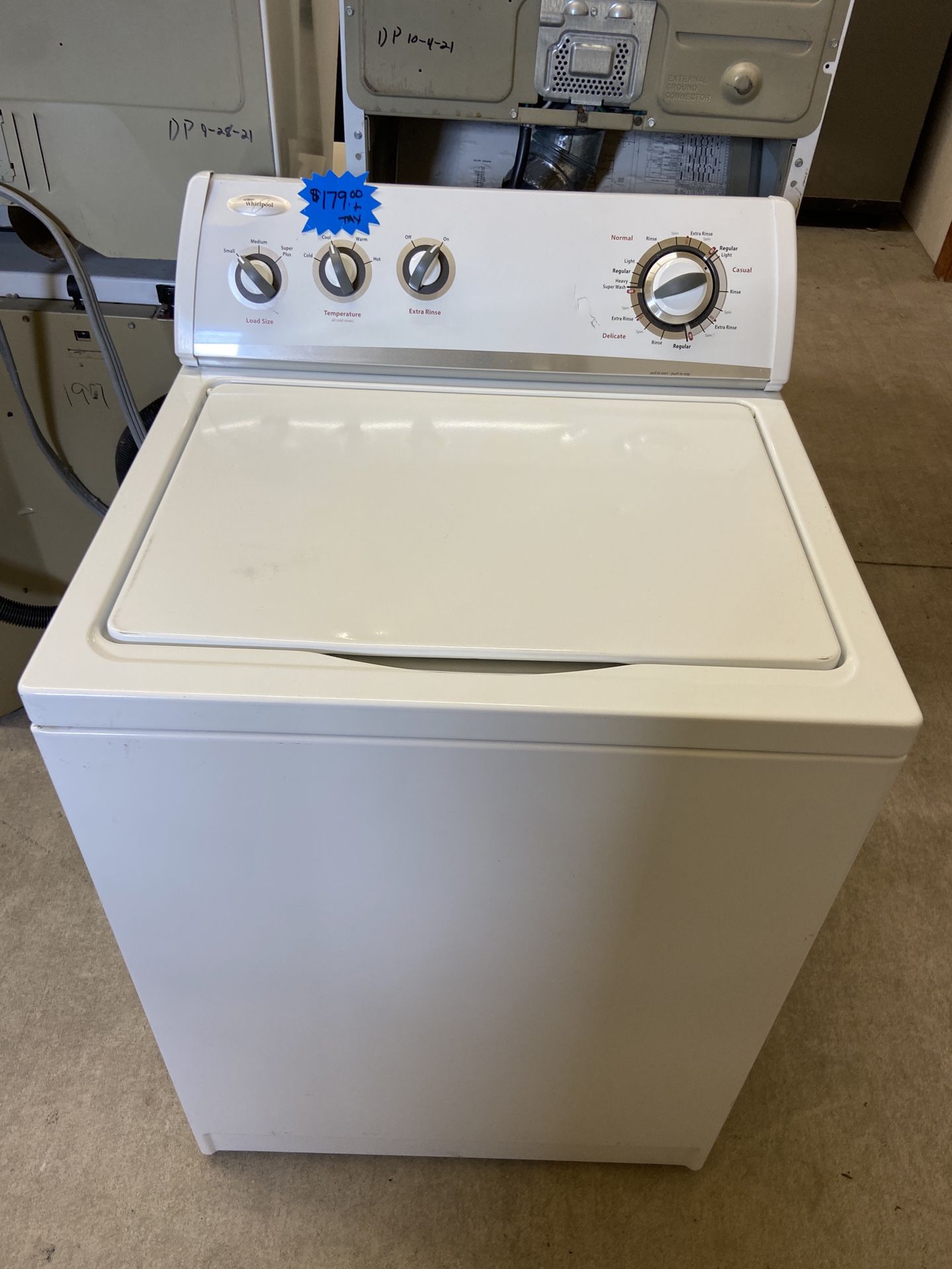 WHIRLPOOL WASHING MACHINE