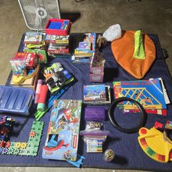 Garage Cleaning NEED ALL GONE Books Puzzles Board Games Soccer