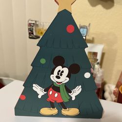 Mickey Christmas Tree Sign