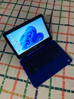 11.6"inch Intel Pentium Dell Convertible Designed 2 in 1 TOUCHSCREEN Laptop, 500GB HDD, 4GB RAM, HDMI, Micro SD Card Reader And a WebCam.