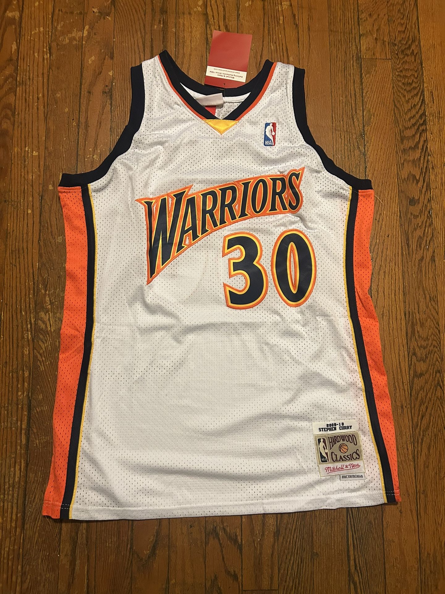 Curry White Warrior’s #30 Jersey Size 2X