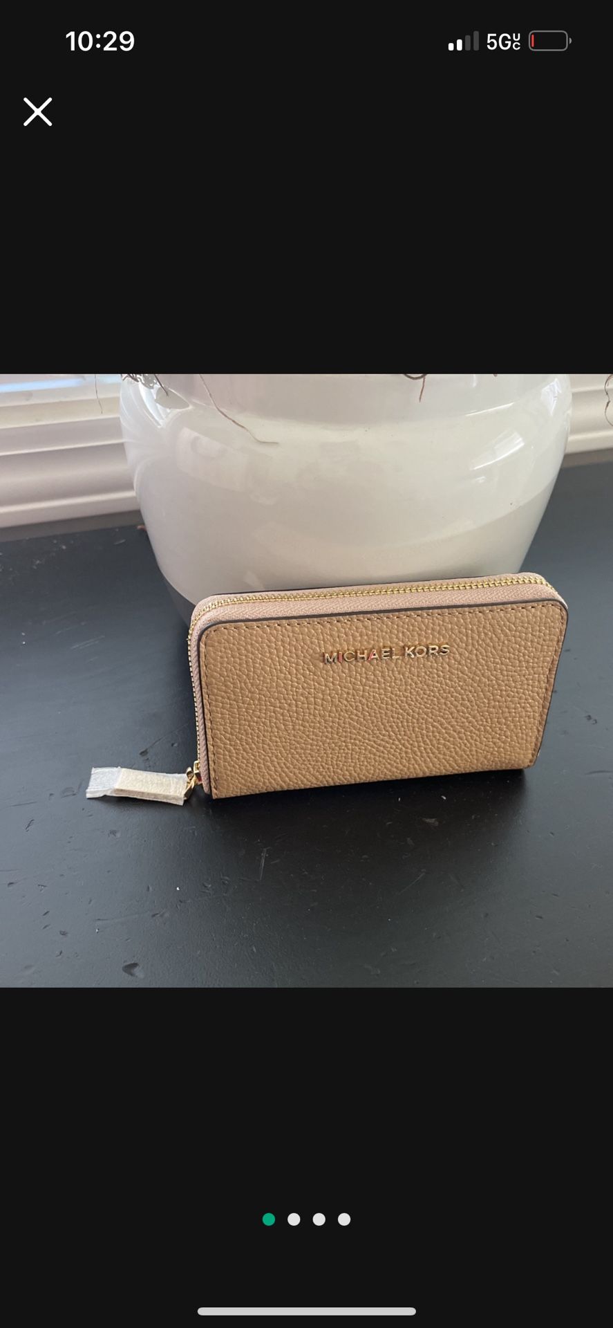 Michael Kors Leather Small Wallet, New