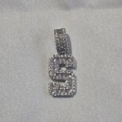 Silver 925 S Pendent Alphabet Available 100% Plata