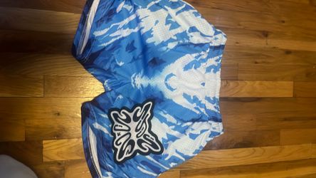 Sb studios blue and white mens shorts size small