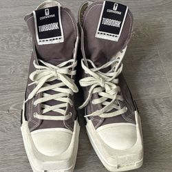 Rick Owens x Converse TURBODRK Chuck 70 Laceless 'Iron' Size 9