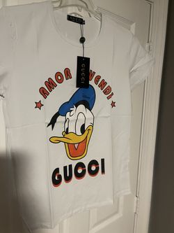 Gucci Donald Duck Shirt White Size L