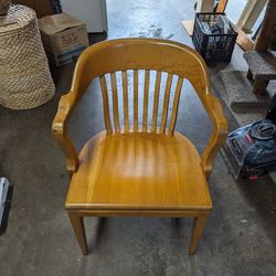 Vintage Solid Oak Chair