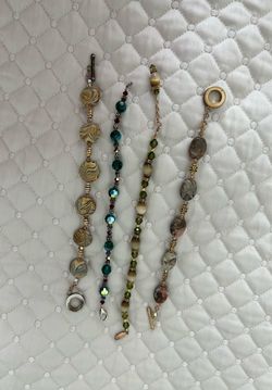 Lot of 4 Beaded Bracelets