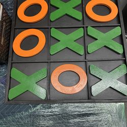 OVERSIZED Wooden TicTacToe Set