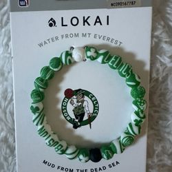 Lokai Boston Celtics NBA Silicone Bead Bracelet