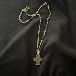 Retired James Avery Pendant And Necklace 