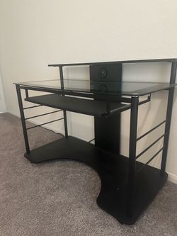 Office Table with  Glass Top