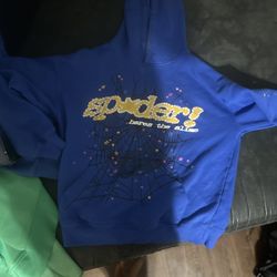 blue legacy spider hoodie 