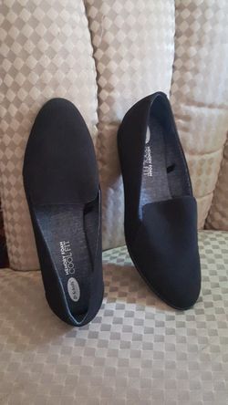 Dr Scholls womens flat, suede