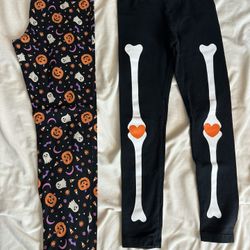 Girls Halloween Leggings 