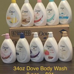 Dove Wash 3 Pcs For 21