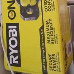 Ryobi 18v PEX Crimp Ring Press Tool