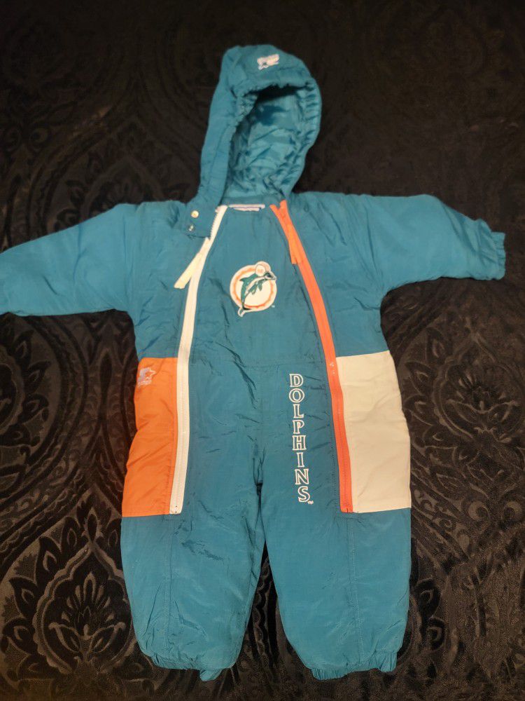 Miami Dolphins Baby Jumpsuit