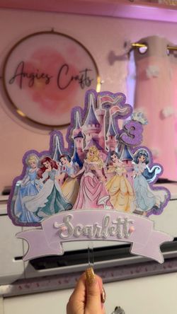Princess cake topper