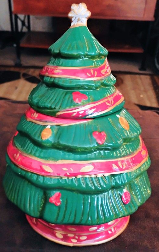 Christmas Tree Cookie Jar