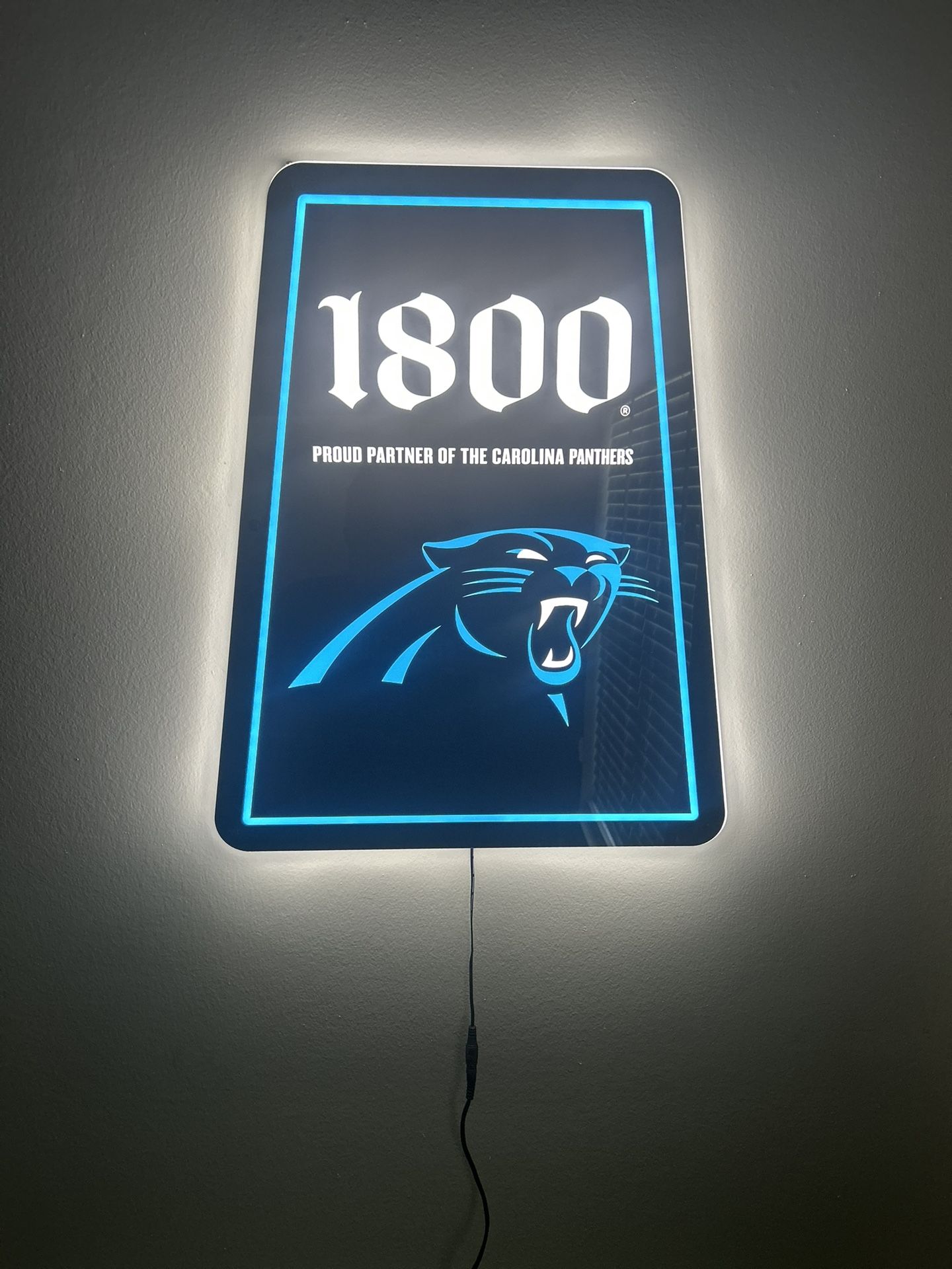 LED Panthers Sign / comes With Chairs & Chalkboard