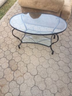 Glass table