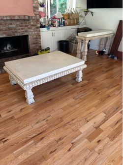 Marble Coffee Table & Bar