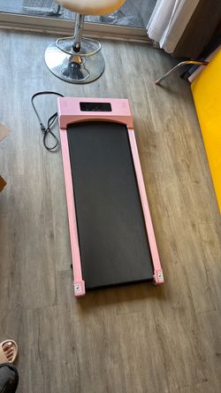 Pink Under Desk Treadmill / Walking Pad – 2.5HP