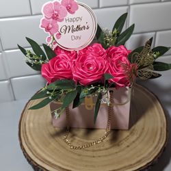Mother's Day Eternal Flowers Purse 