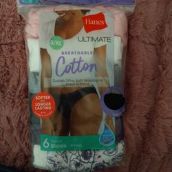 Hanes Breathable Cotton Panties Bikini 