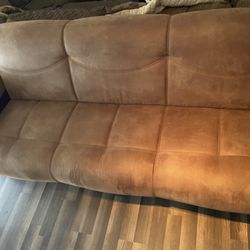 Futon couch with Storage