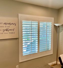 Custom Basswood Plantation Shutters & Expert Installation - Real Wood Interior Window Coverings (Persianas de Madera Para Ventanas)