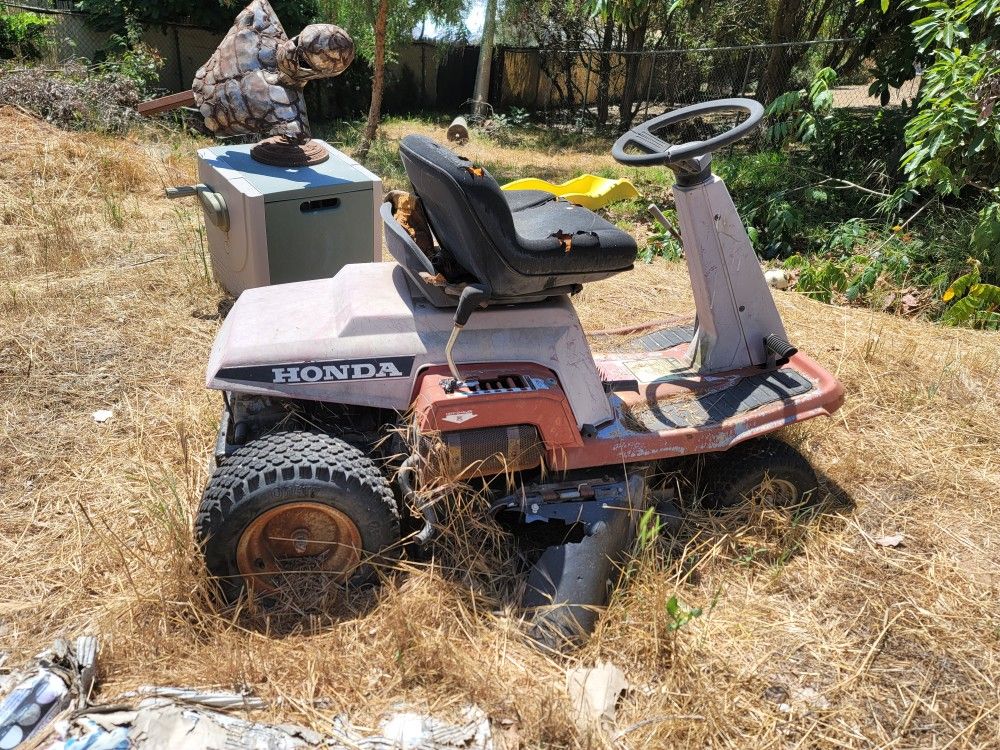 Old Honda Riding Mower