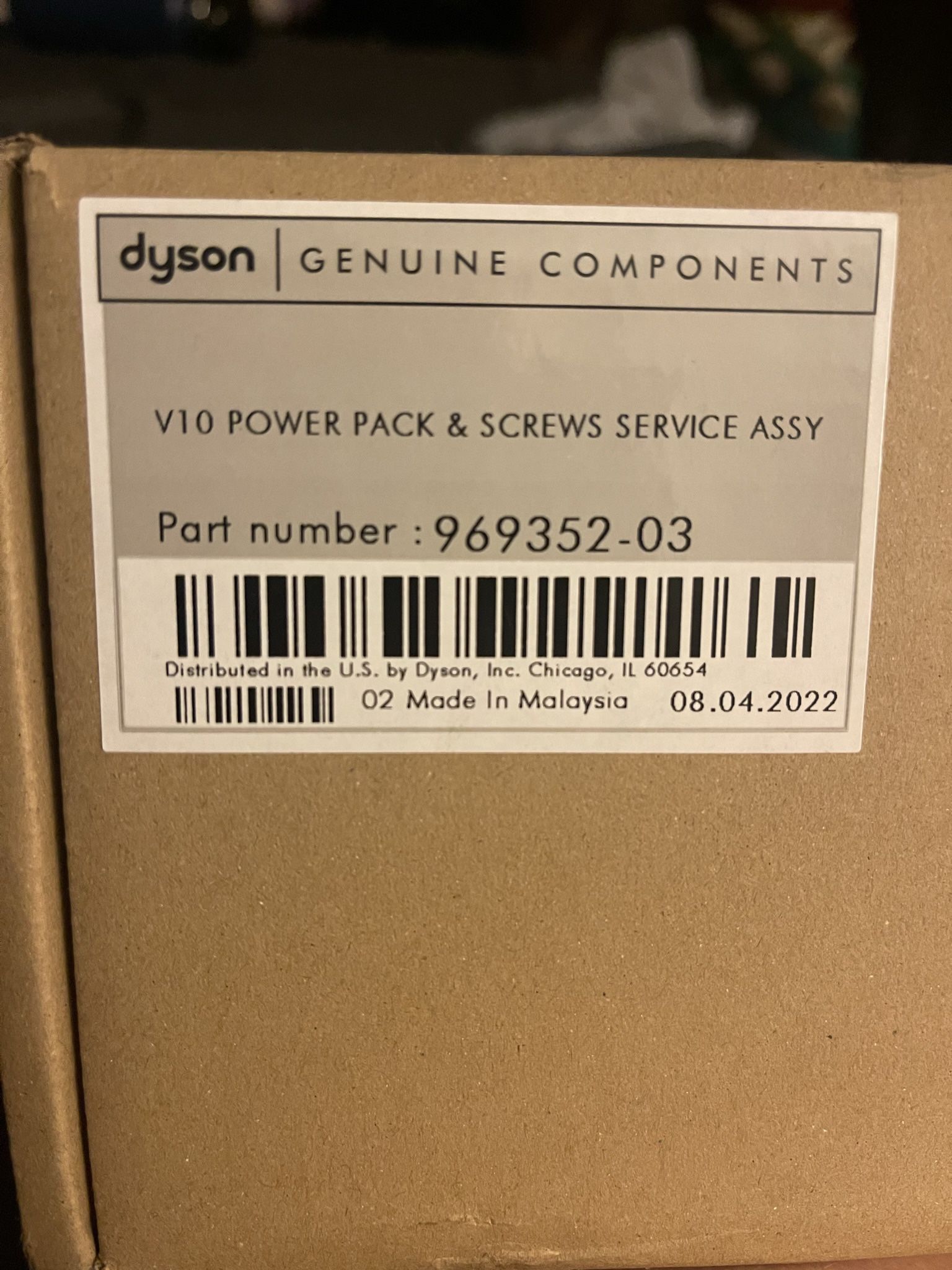 Dyson V10 Battery