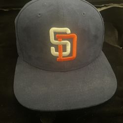 Navy Padres Hat SnapBack