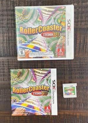 Nintendo DS Rollercoaster Tycoon 3D just $15